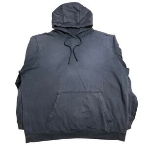 Nike Men Hoodie Sweatshirt size XXL Gray Long Sleeve Kangaroo Pouch Stretchy